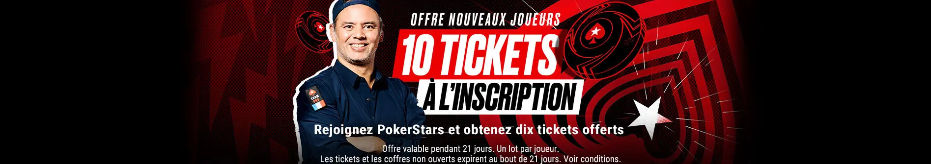Casino en ligne en France bonus POKERSTARS